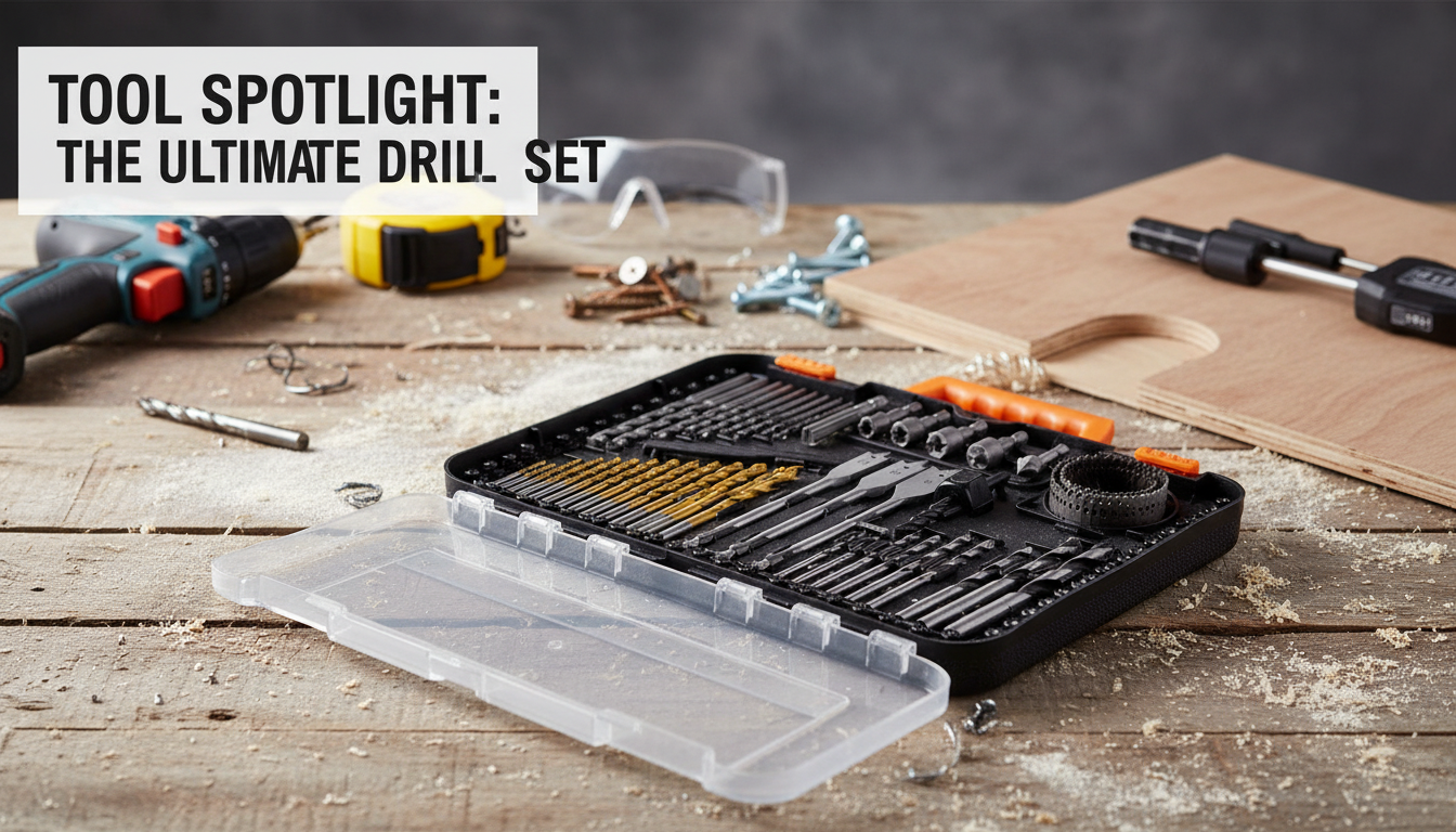100-Piece All-in-One Drill & Driver Bit Set for DIY