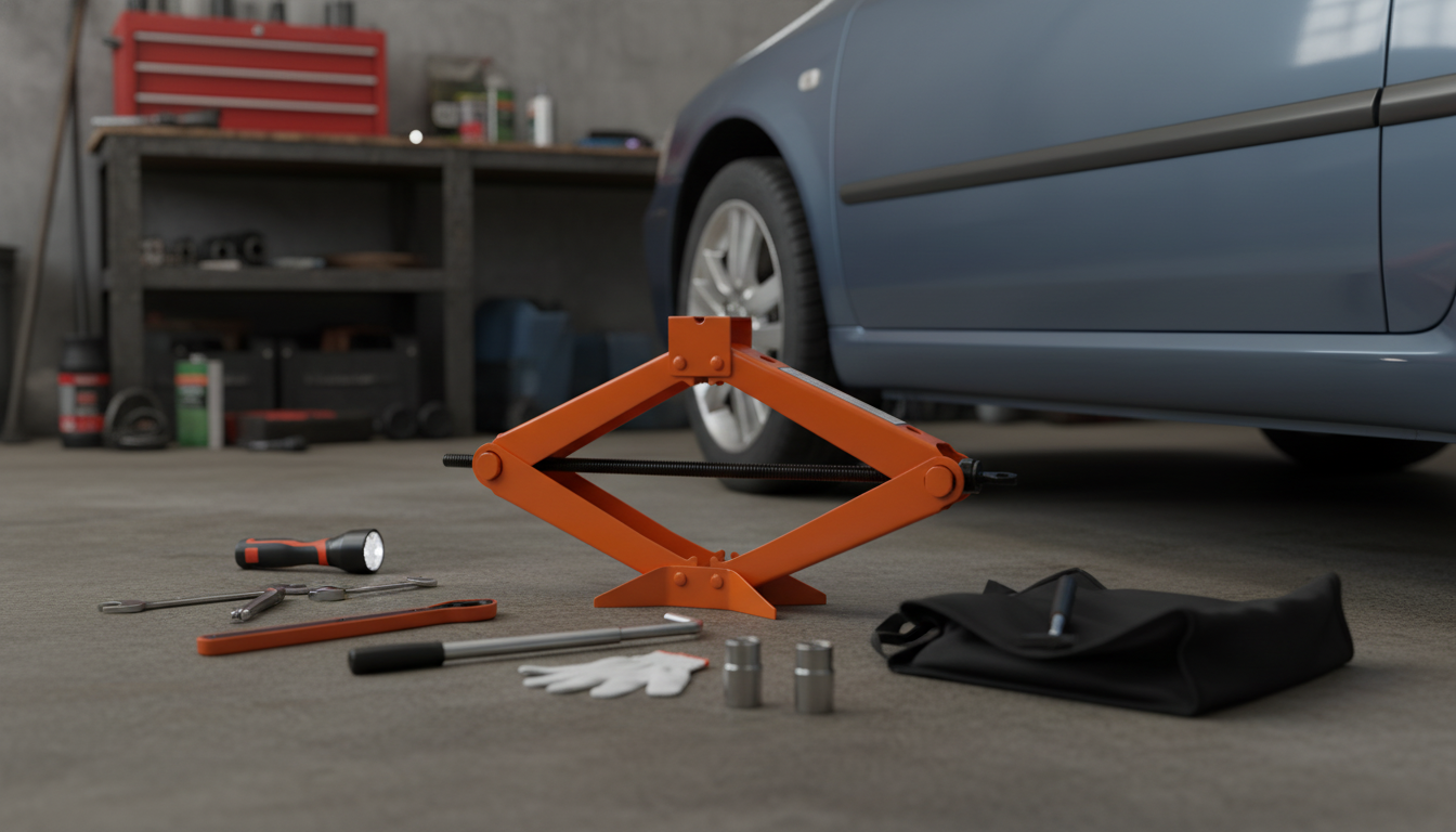 2.5-Ton Scissor Car Jack: Wide Lift Range & Safety Tips