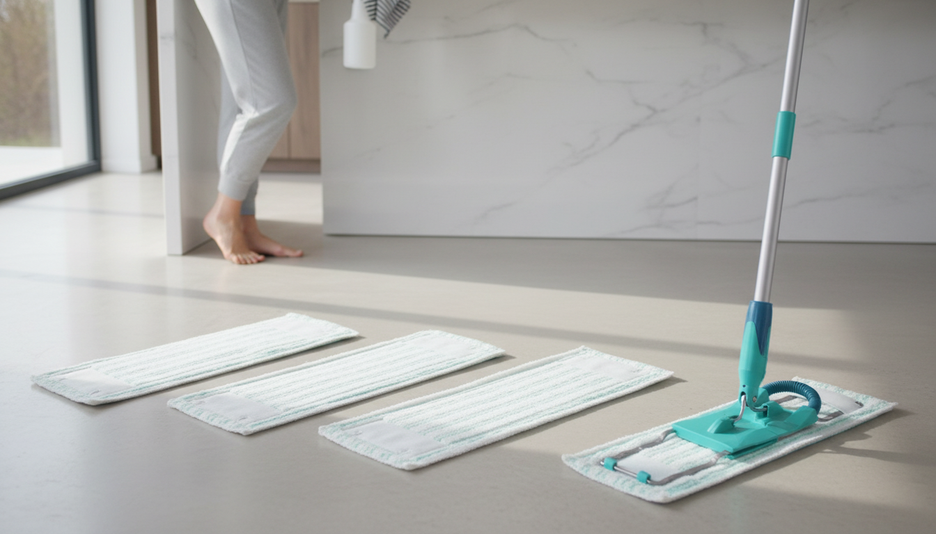 3-Pack High-Absorbency Mop Pads for Wet & Dry Floors