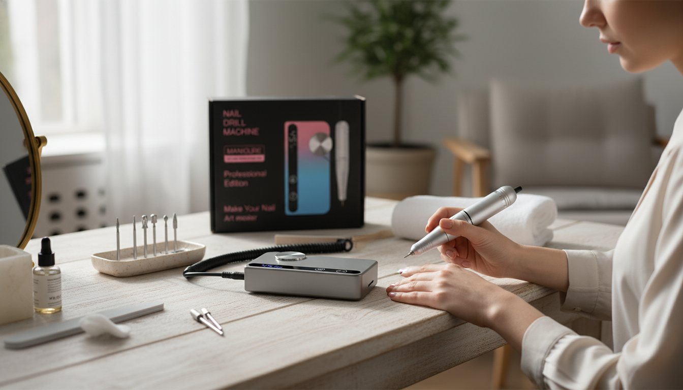45000RPM USB Rechargeable Nail Drill for Fast Prep