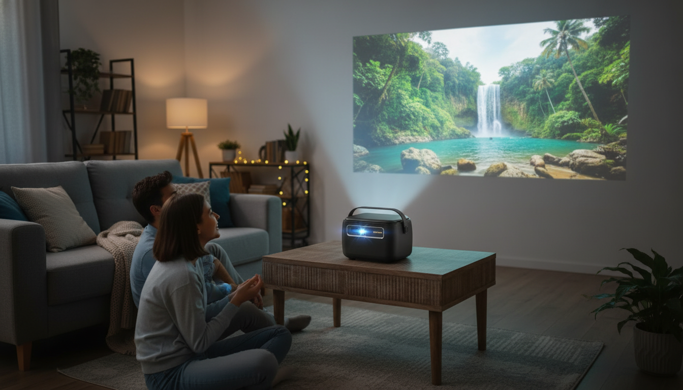 Android Mini Projector Guide: 1080P LED & Battery