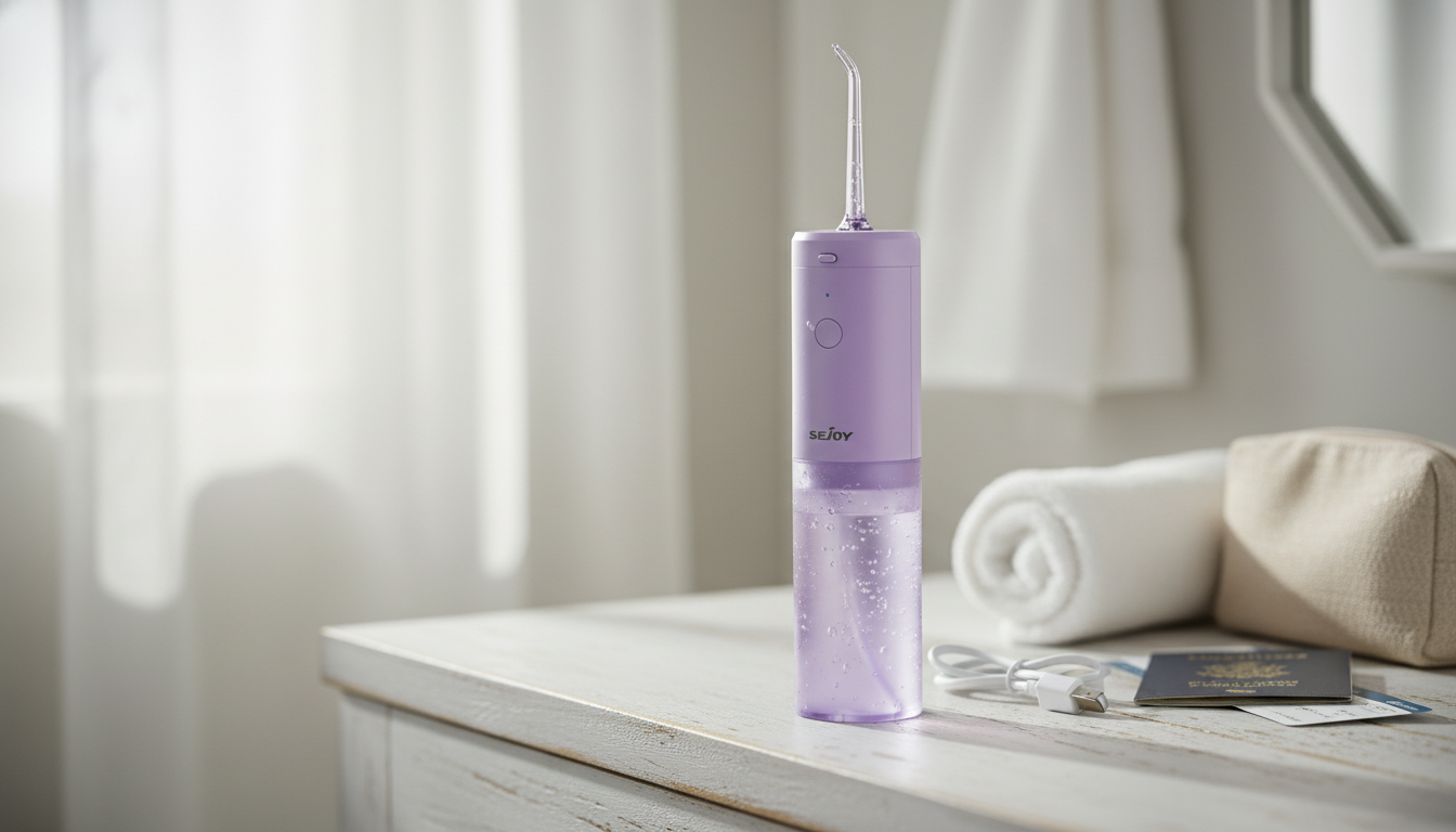 Compact USB Water Flosser (140 mL) for Travel