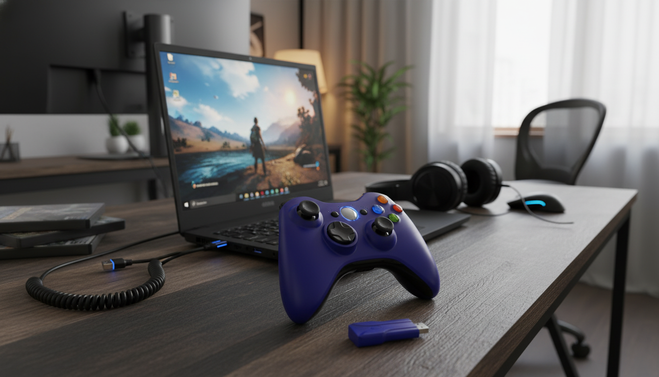 Dual-Mode Xbox 360-Style Controller for PC & Console