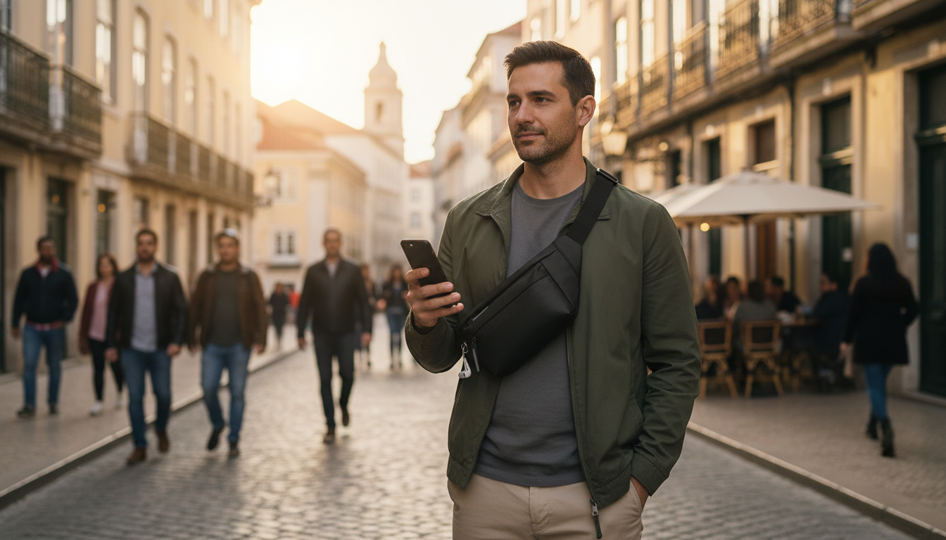 Hands-Free Men’s Travel Waist & Crossbody Bag Guide
