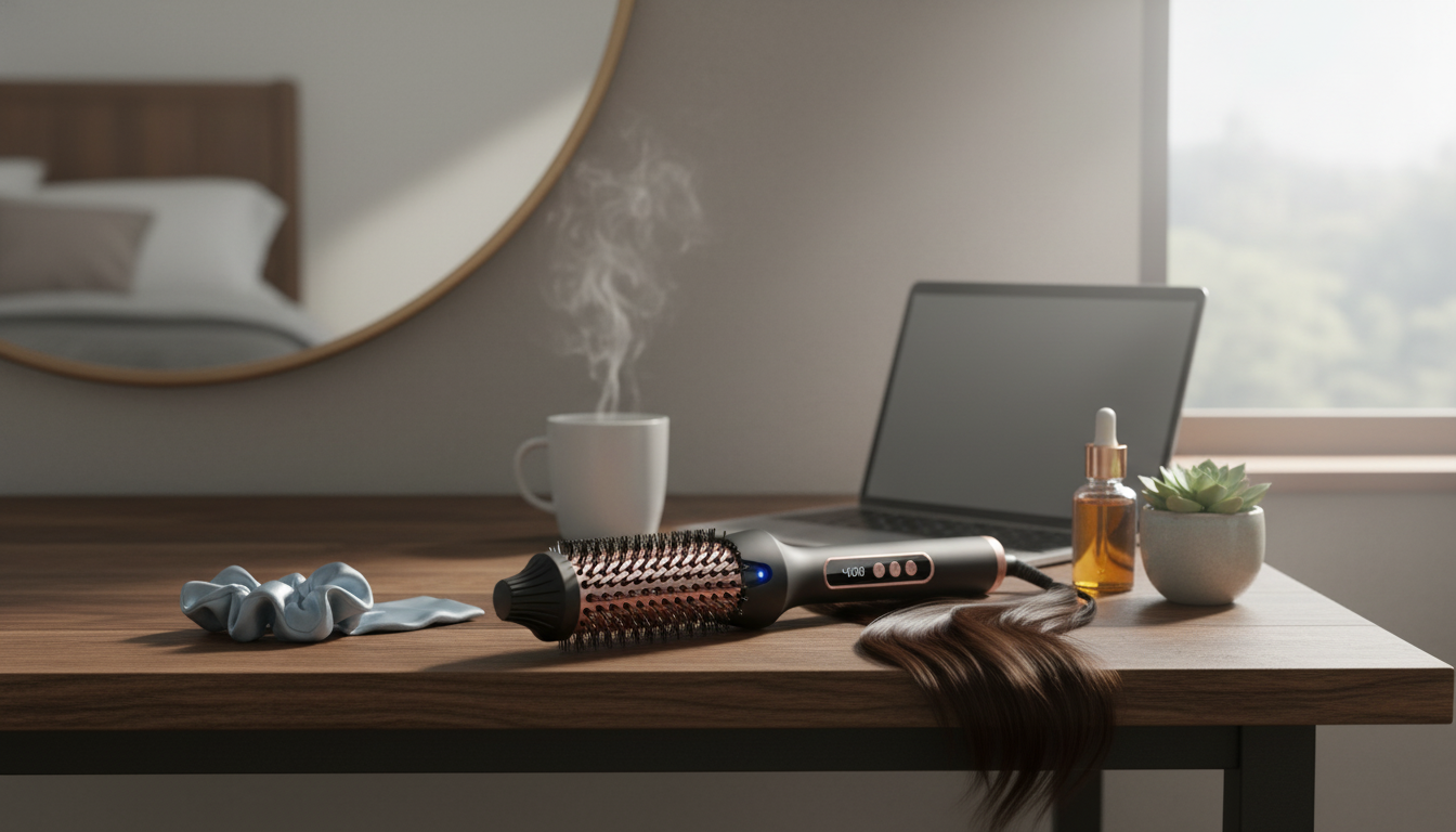 One-Step Thermal Hot Air Brush: Smooth Hair + Volume