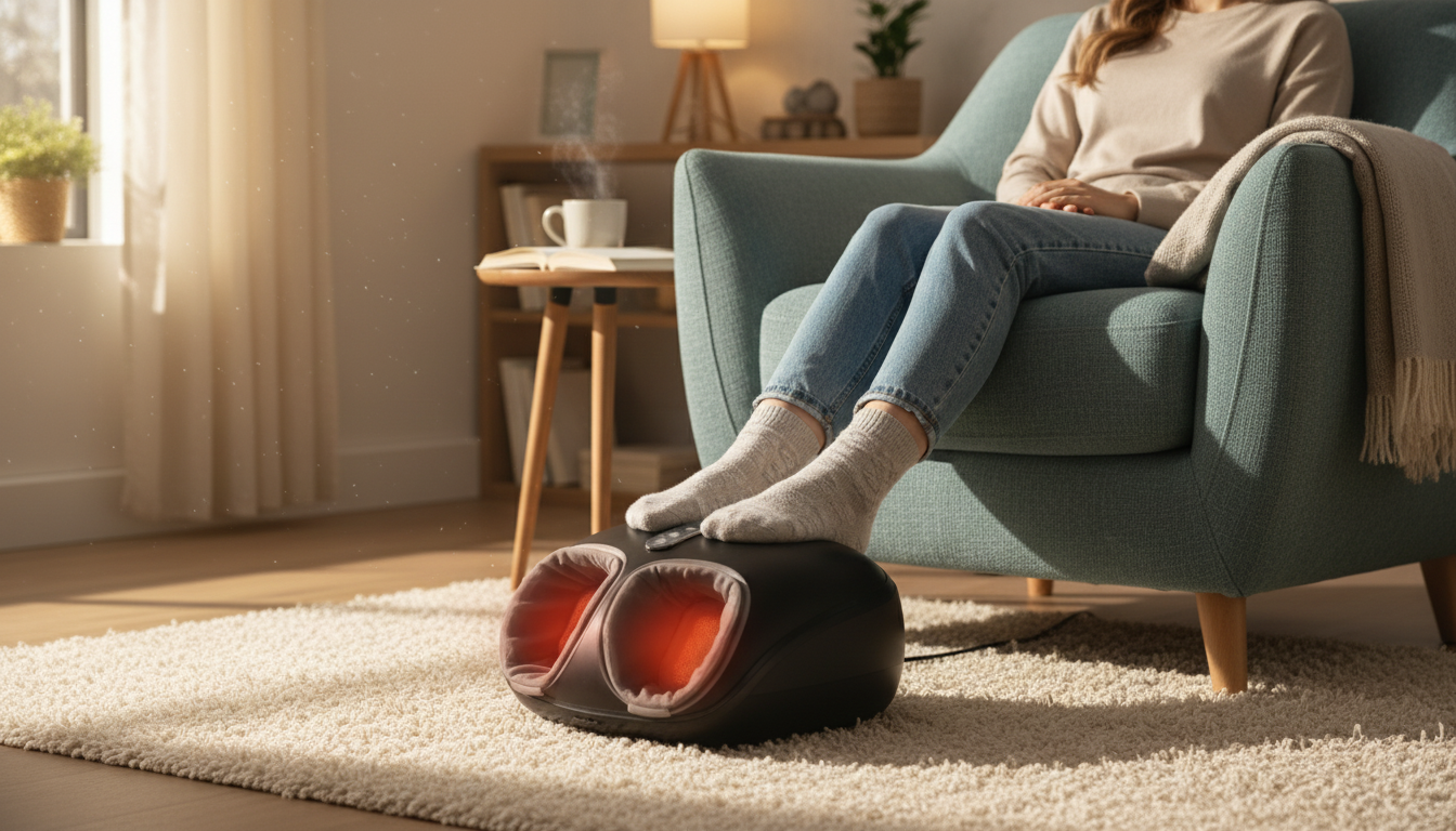 Shiatsu Foot Massager With Heat: Ease Sore Feet Fast