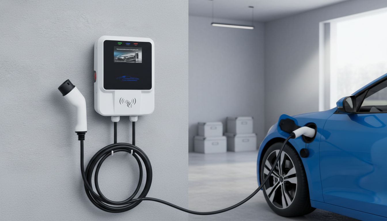 Smart Wall EV Charger: 7kW/11kW/22kW App Control