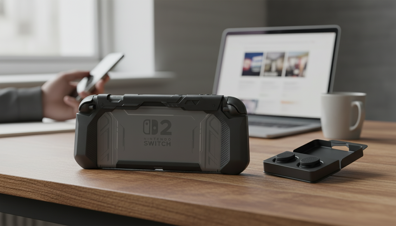 Switch 2 Dockable Grip Case + Thumb Grips: Comfort & Fit