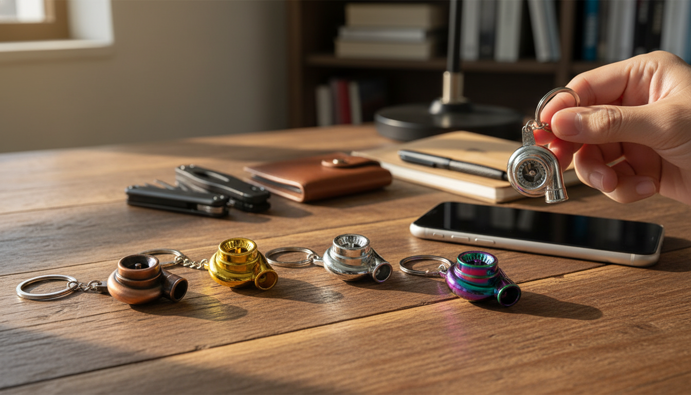 Turbo Spin Metal Keychain: Smooth Fidget EDC Upgrade
