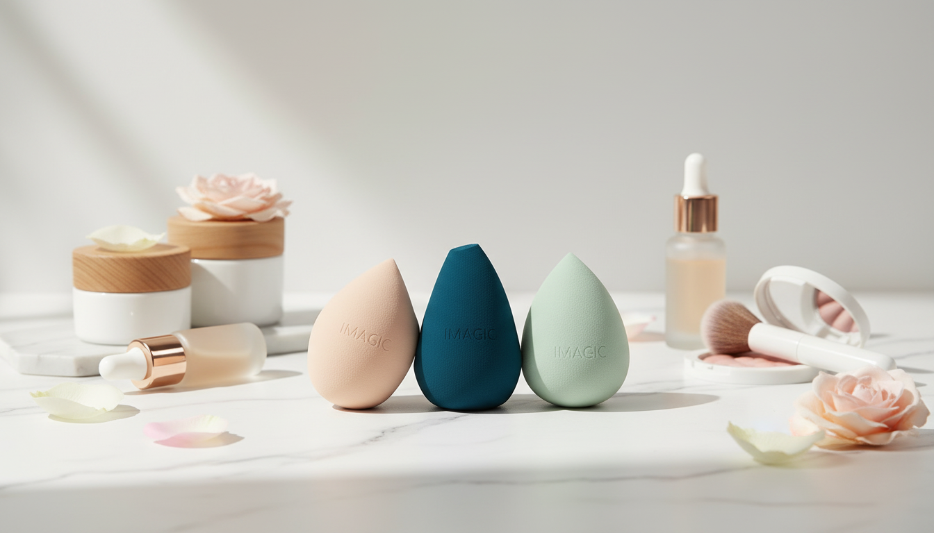 Water-Drop Makeup Sponge: Seamless Base, No Streaks