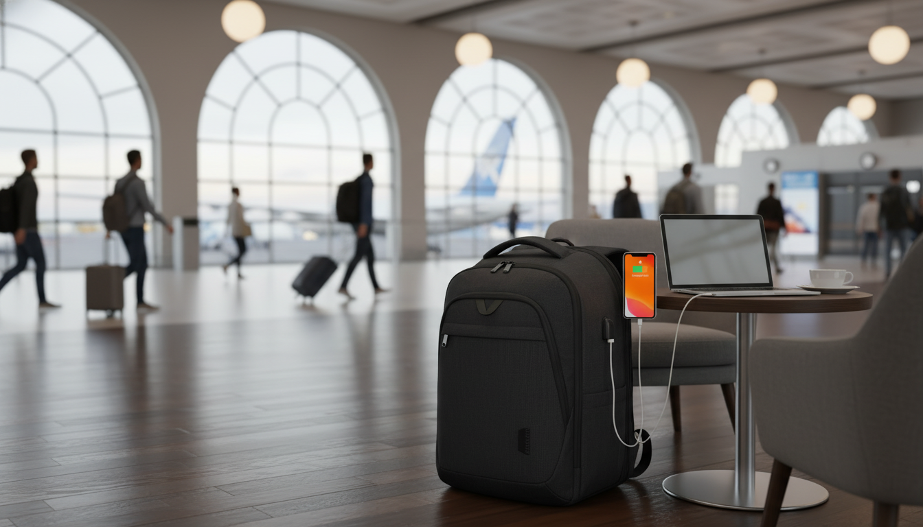 Waterproof Anti-Theft Laptop Backpack with USB Port