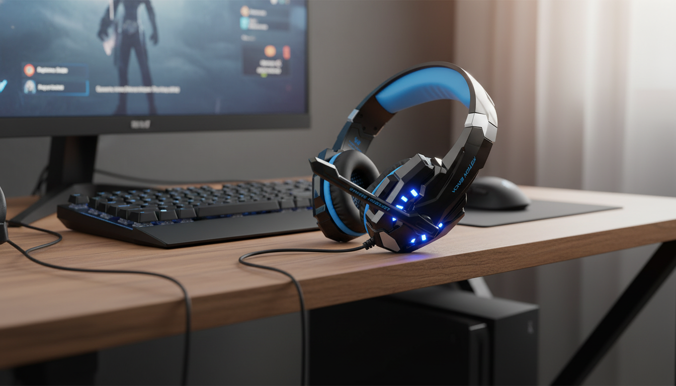 Wired Gaming Headset: Deep Bass, LED & Mic Setup Tips